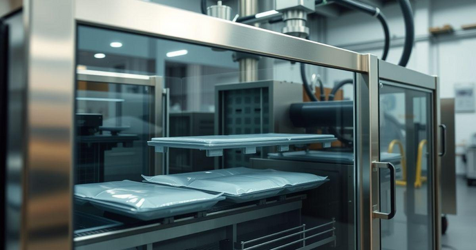 Máquina de Embalar a Vácuo Industrial Eficiente