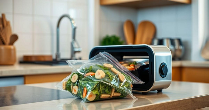 Máquina para embalar a vácuo é a solução ideal para conservar alimentos e otimizar sua cozinha