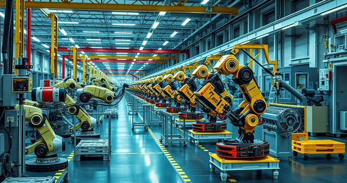 Robôs industriais revolucionam a produção moderna