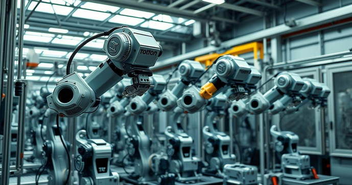 Como Robôs Industriais Transformam a Produção Moderna